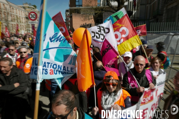 Montauban : manifestation contre la reforme des retraites