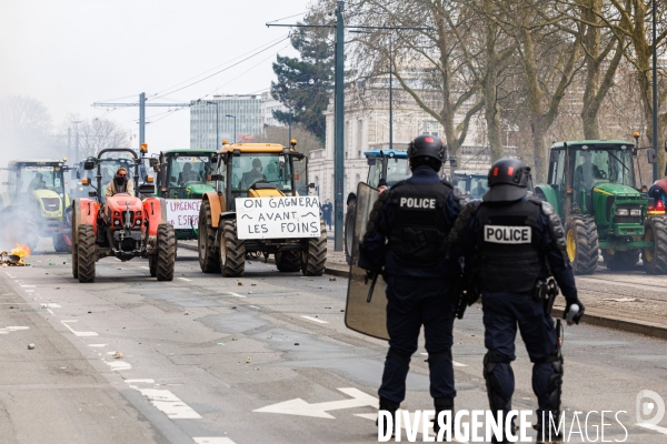 Dixième journée de mobilisation contre la réforme des retraites à Nantes