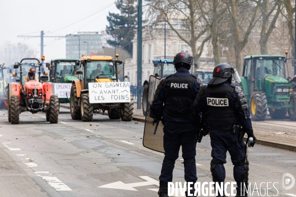 Dixième journée de mobilisation contre la réforme des retraites à Nantes