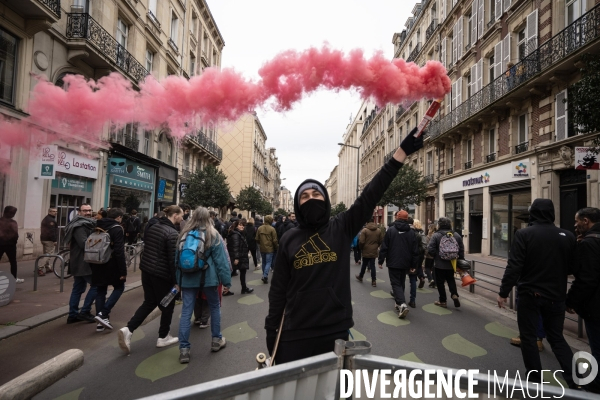 10ème journée de manifestation contre la réforme des retraites