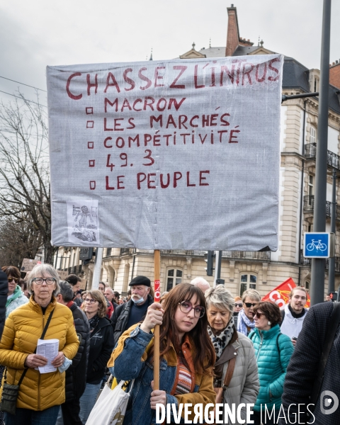 10e intersyndicale contre la reforme retraite Dijon