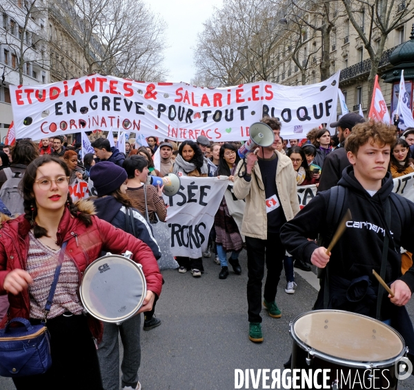 Dixième journée de mobilisation et de manifestation contre la réforme des retraites