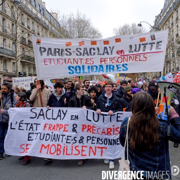 Dixième journée de mobilisation et de manifestation contre la réforme des retraites