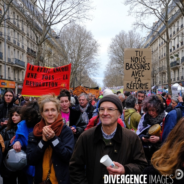 Dixième journée de mobilisation et de manifestation contre la réforme des retraites