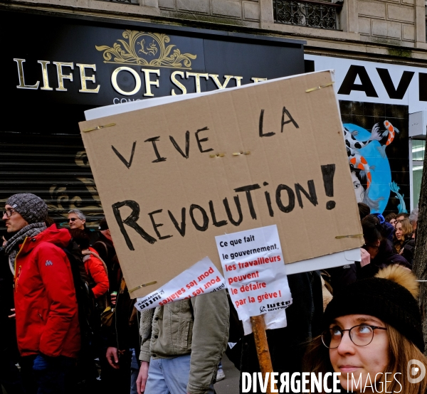 Dixième journée de mobilisation et de manifestation contre la réforme des retraites