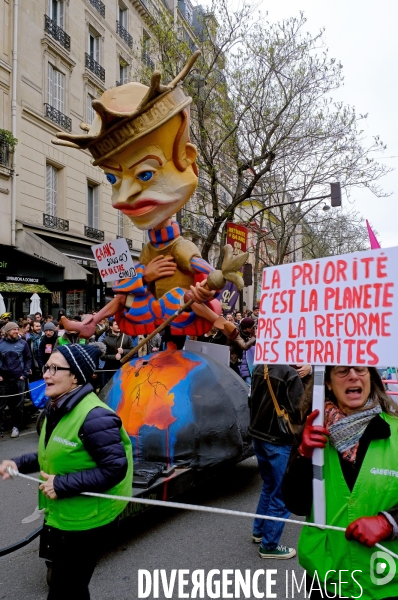 Dixième journée de mobilisation et de manifestation contre la réforme des retraites