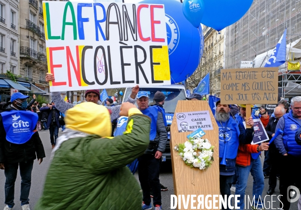 Dixième journée de mobilisation et de manifestation contre la réforme des retraites