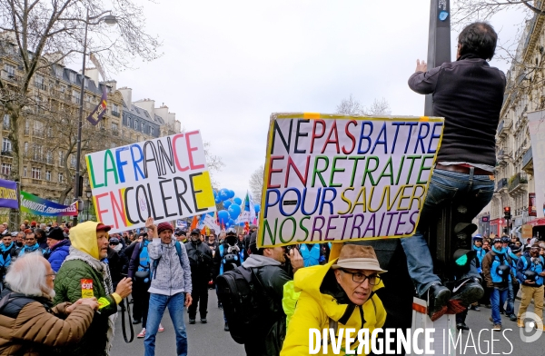 Dixième journée de mobilisation et de manifestation contre la réforme des retraites