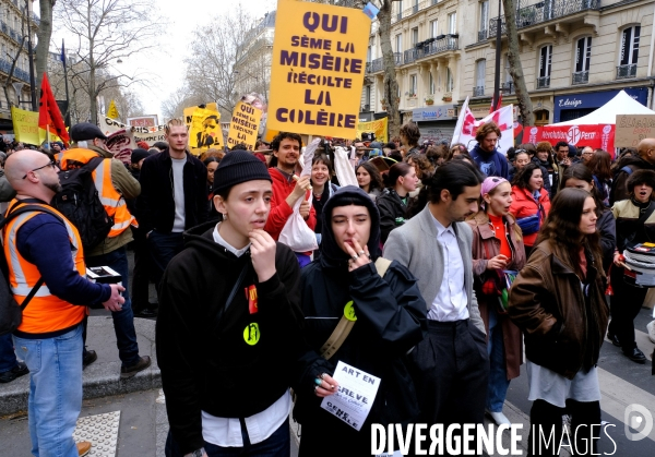 Dixième journée de mobilisation et de manifestation contre la réforme des retraites