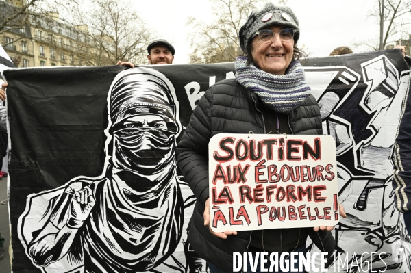 LA MANIFESTATION CONTRE LA REFORME DES RETRAITES, Paris. 10e journée de mobilisation le 28/03/2023