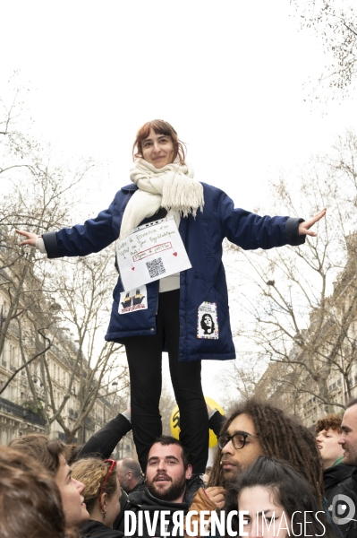 LA MANIFESTATION CONTRE LA REFORME DES RETRAITES, Paris. 10e journée de mobilisation le 28/03/2023