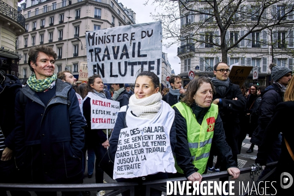 Paris Manifestation retraites 28 mars 2023