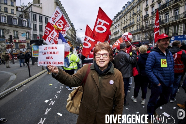 Paris Manifestation retraites 28 mars 2023