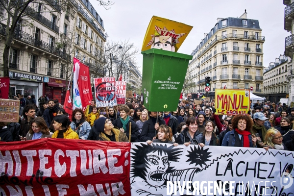 Paris Manifestation retraites 28 mars 2023