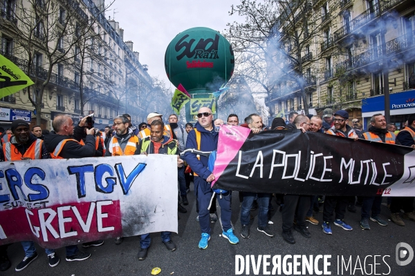 Paris Manifestation retraites 28 mars 2023