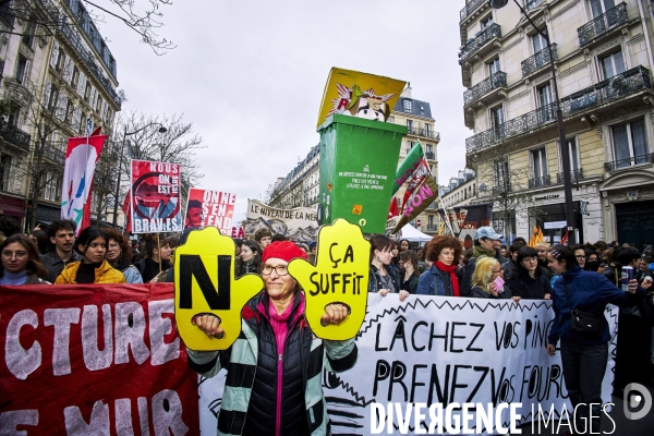 Paris Manifestation retraites 28 mars 2023