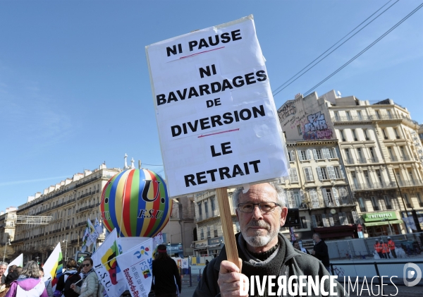 Manifestation du 28 Mars à Marseille