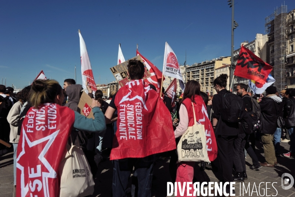 Manifestation du 28 Mars à Marseille