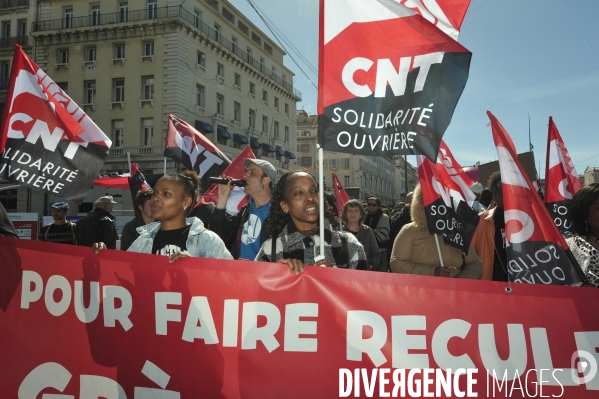 Manifestation du 28 Mars à Marseille