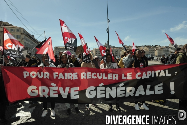 Manifestation du 28 Mars à Marseille