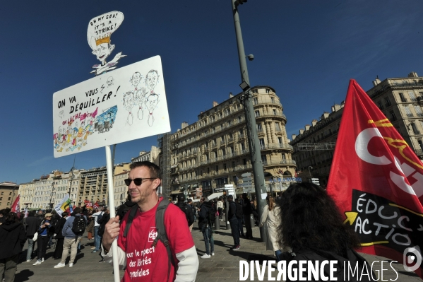 Manifestation du 28 Mars à Marseille