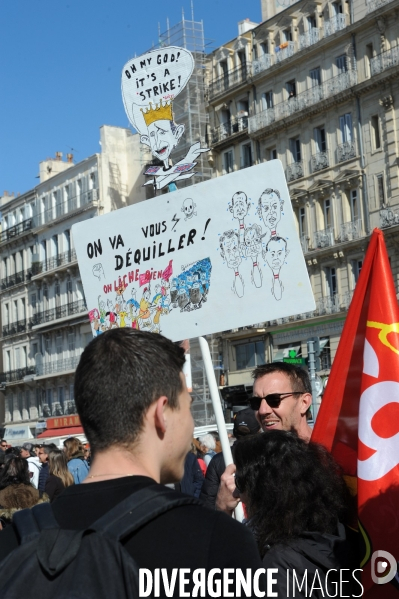 Manifestation du 28 Mars à Marseille