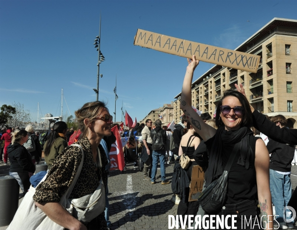 Manifestation du 28 Mars à Marseille