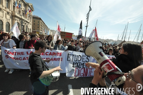 Manifestation du 28 Mars à Marseille