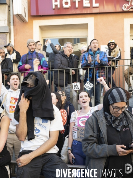 Jeunes lores de la 11eme journée de protestation