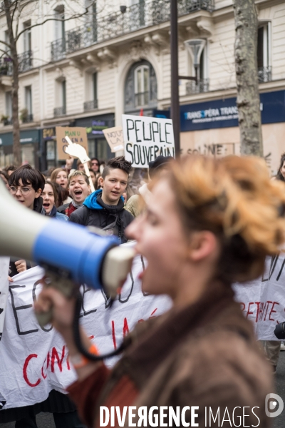 Manifestation contre la réforme des retraites à Paris le mardi 28 mars 2023