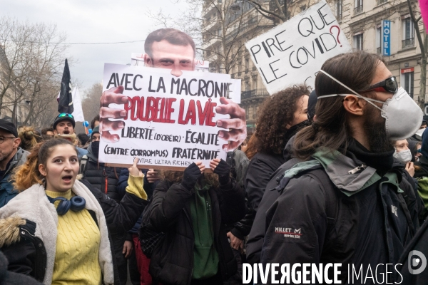 Manifestation contre la réforme des retraites à Paris le mardi 28 mars 2023