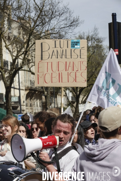 10 ème manifestation unitaire contre la réforme des retraites.