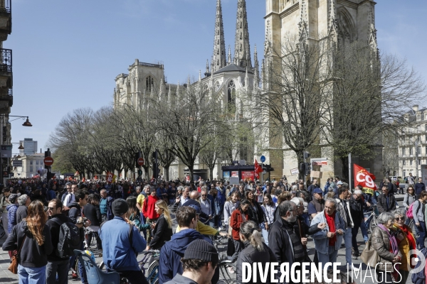 10 ème manifestation unitaire contre la réforme des retraites.