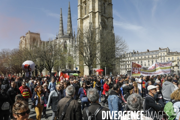 10 ème manifestation unitaire contre la réforme des retraites.