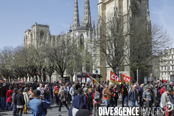 10 ème manifestation unitaire contre la réforme des retraites.