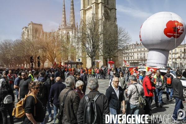 10 ème manifestation unitaire contre la réforme des retraites.