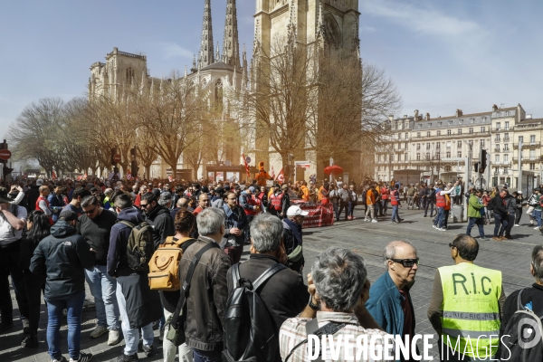 10 ème manifestation unitaire contre la réforme des retraites.