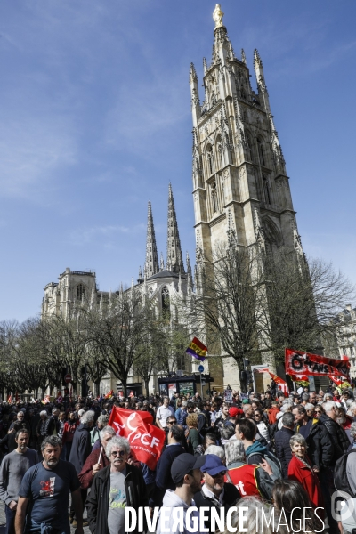 10 ème manifestation unitaire contre la réforme des retraites.