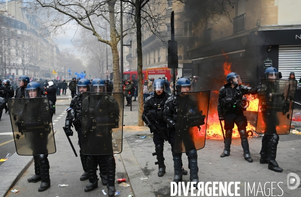 Dixième journée de mobilisation contre la réforme des retraites