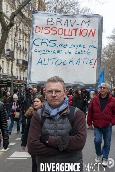 Dixième manifestation contre la réforme des retraites