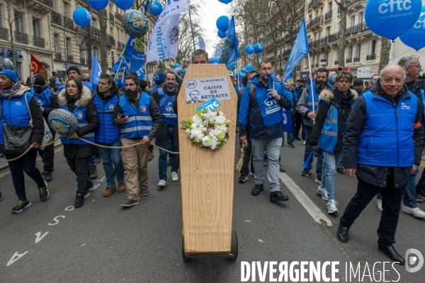 Dixième manifestation contre la réforme des retraites