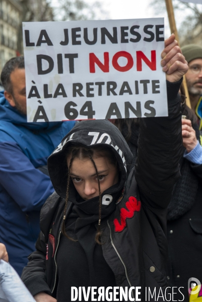 Dixième manifestation contre la réforme des retraites