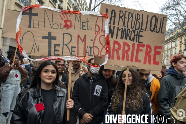 Dixième manifestation contre la réforme des retraites