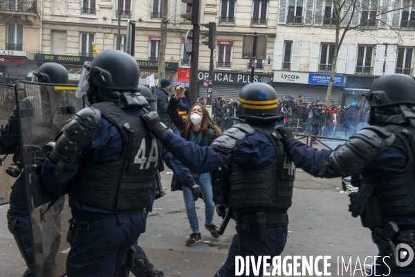 Dixième manifestation contre la réforme des retraites