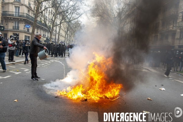 Dixième manifestation contre la réforme des retraites