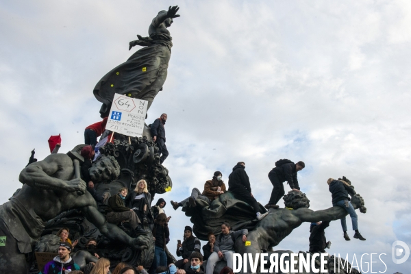 Dixième manifestation contre la réforme des retraites