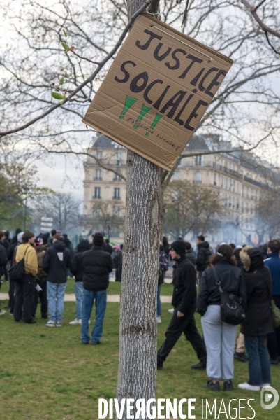 Dixième manifestation contre la réforme des retraites