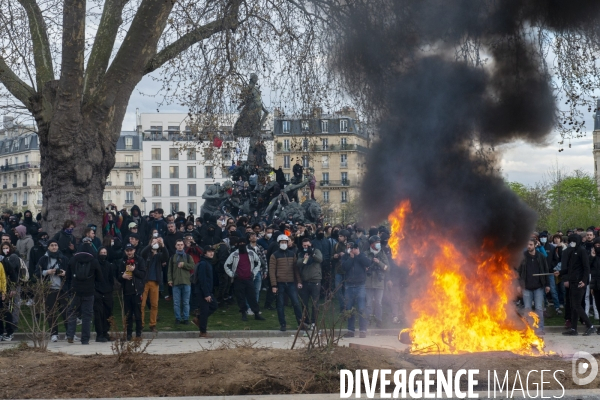 Dixième manifestation contre la réforme des retraites