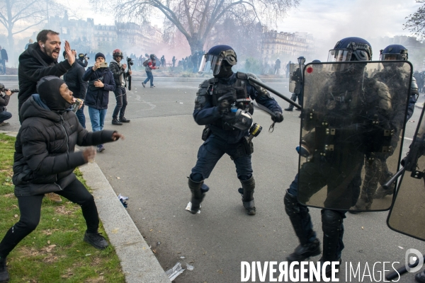 Dixième manifestation contre la réforme des retraites