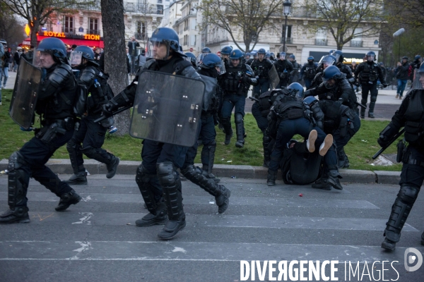 Dixième manifestation contre la réforme des retraites